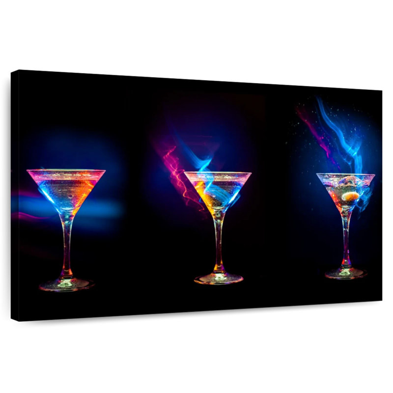 Yarlin Blazing Cocktails, 20" H x 30" W