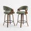 Tabouret de comptoir pivotant rembourré Providence-123200640