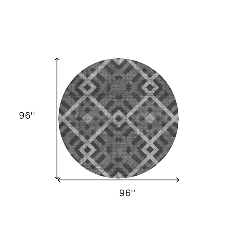 Tapis rond 8 po