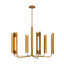 6 Light Metal Dimmable LED Chandelier-401050415