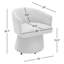 Chaise de bureau en tissu recyclé Chadbourn-1284160450