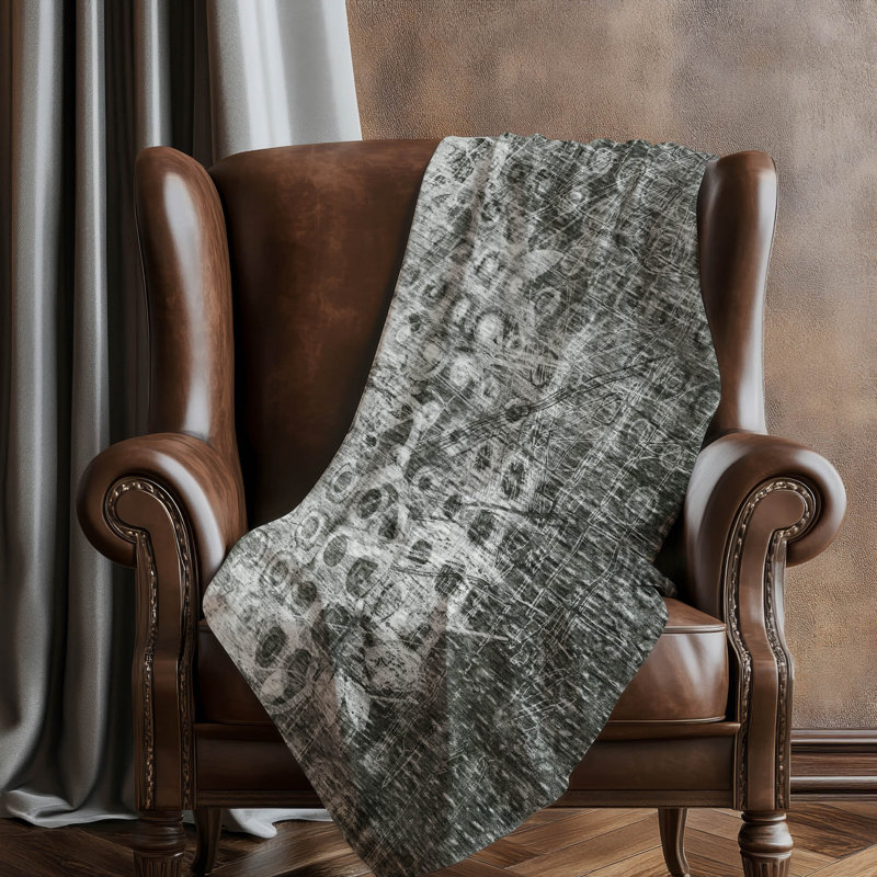 Jeté Sherpa ASB577 Addison, Gris anthracite