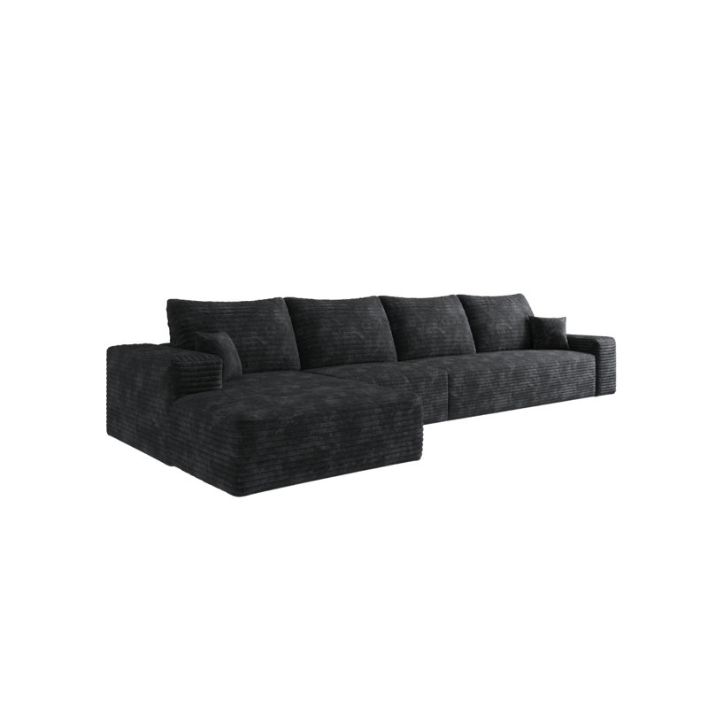 Boneless Cloud Sectional Couch With L-Shape Chaise,Modern Modular Sofa With Deep Seat, Upholstered Couches For Living Room Bedroom,No Assembly Required