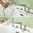 4 Hole Deck Mount Tub Faucet With Hand Shower Single Handle Bathtub Faucet Brass Tub Fillers With Valve-122473961