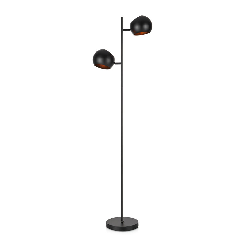 Doyle 145cm Task Floor Lamp, Black