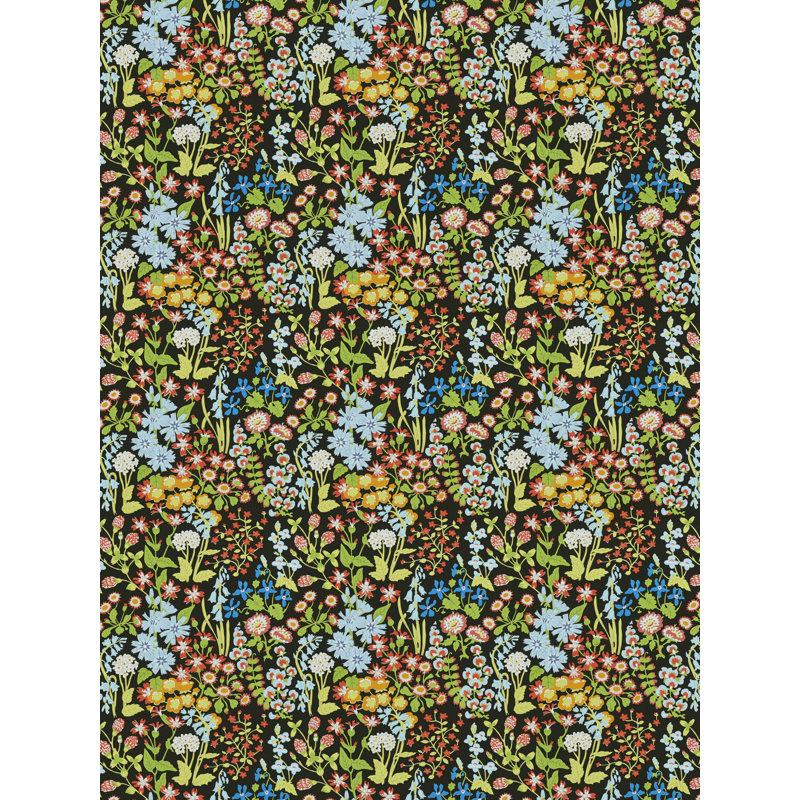 NYMPH FLORAL, Black Multi