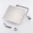 Stainless Steel 12" Rain Shower Head, Full Body Coverage Square Head With Adjustable Extension Arm,