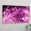 Impression sur toile encadrée 1pc, cristaux d'améthyste mauve, art mural pour salon, chambre à coucher