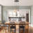Modern 3 - Light Cluster Glass Pendant Light For Kitchen Island, Foyer