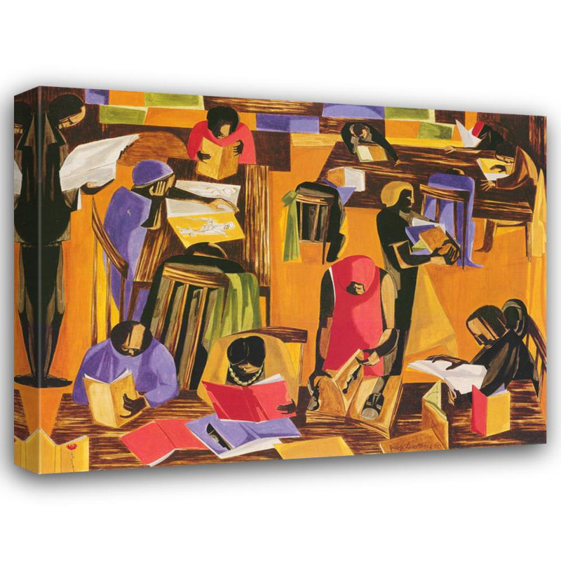 Bibliothèque, 1960, H 28 po x l 37 po