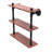 Bayer 3 Piece Walnut Solid Wood Tiered Shelf-753749614
