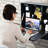 Hideaway Space-Saving Wall-Mounted Floating Desk with Storage-218777062