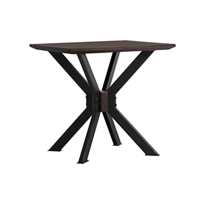 Solid Wood Top End Table