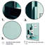 «Abstract Minimal Turquoise Architecture» sur toile-1207145967-1207145979