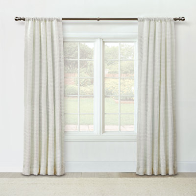 Yearling Pleated Sheer Semi Sheer Curtain