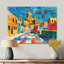 Le Caire, Égypte, paysage urbain en été II - Bâtiments de la ville, art mural, salon