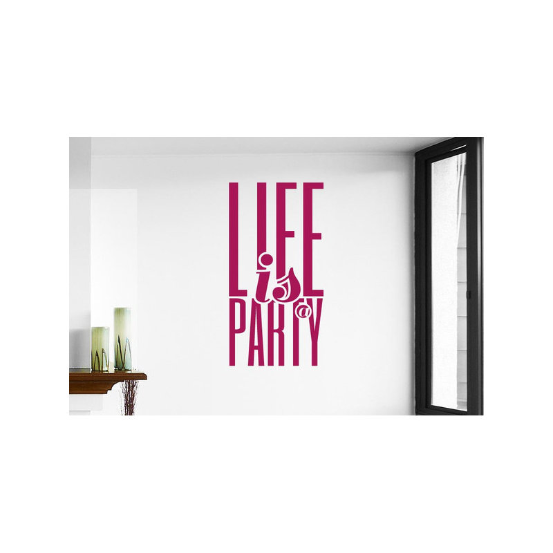 Wall Decal, Violet, Medium