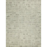 Soho Hand Tufted Wool Abstract Area Rug in Natural Beige/Ivory