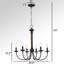 Lustre empire à 8 lumières de style bougie Richeson-2102357173-2091851445-2102357174