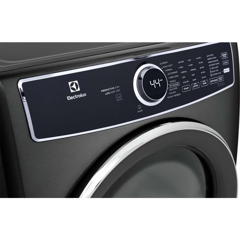 Sécheuse à gaz à vapeur à chargement frontal Electrolux Pi., Titane