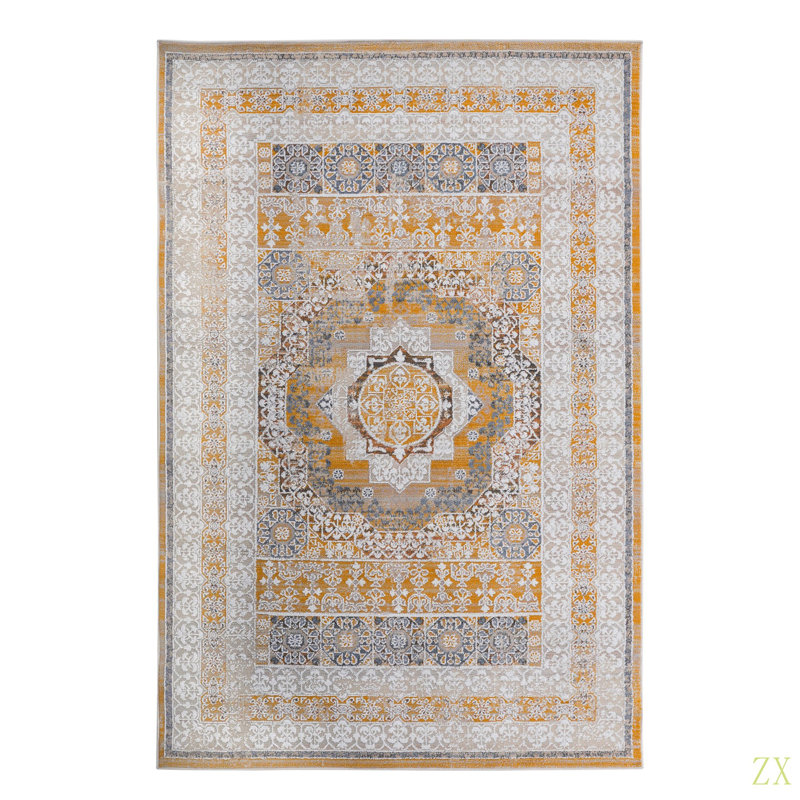 Collection 5X7 /Medallion Non-Shedding Living Room Bedroom Dining Home Office Stylish And Stain Resistant Area Rug