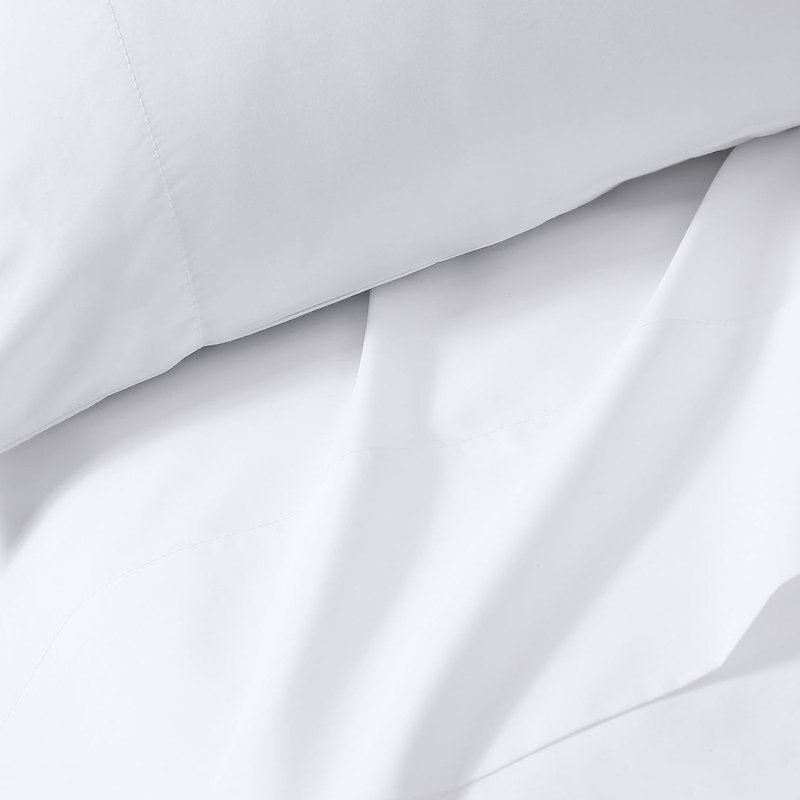 Hotel Percale Sheet Set, Queen, White