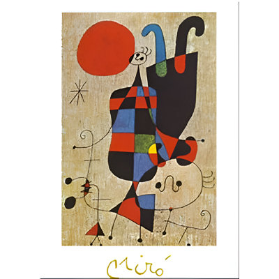 " Upside-Down Figures " by Joan Miro