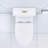 White Porcelain Toilet With Efficient Dual Flush And Elegant Design Elongated Silent Flushing