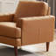 Chaise en cuir fleur Reuma-284637562
