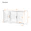 Console avec 2 espaces de rangement spacieux-584999580