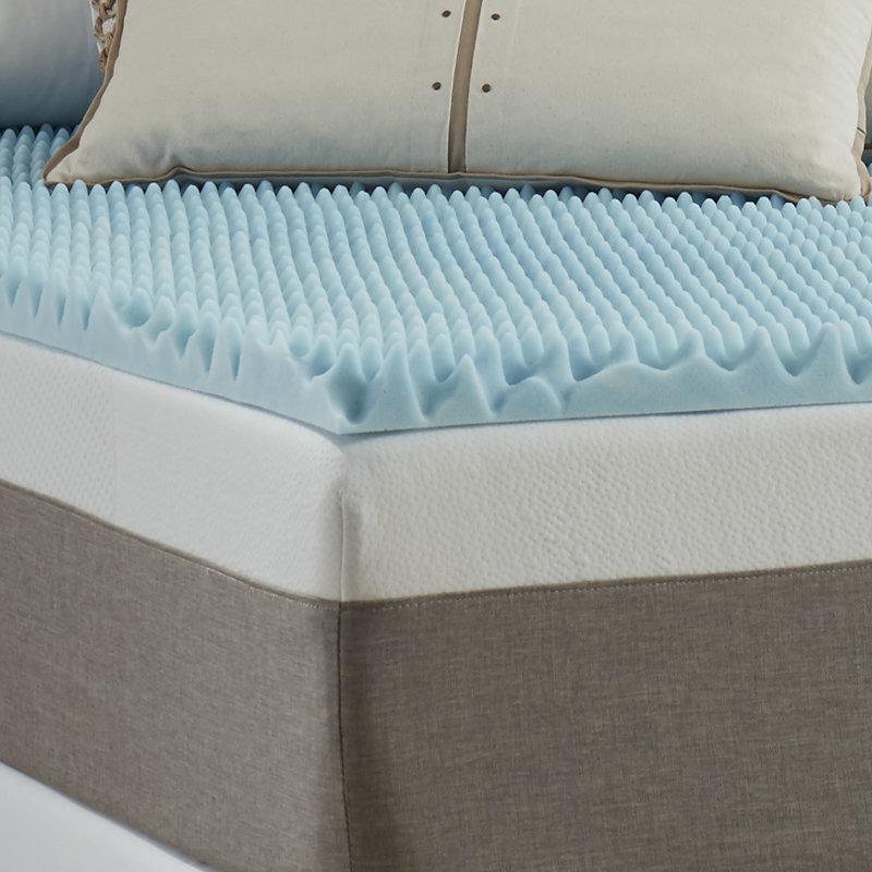 1.5'' Gel Memory Foam Mattress Topper, Queen