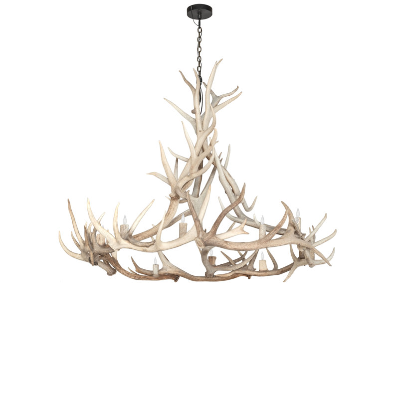 Lustre unique à 12 lumières