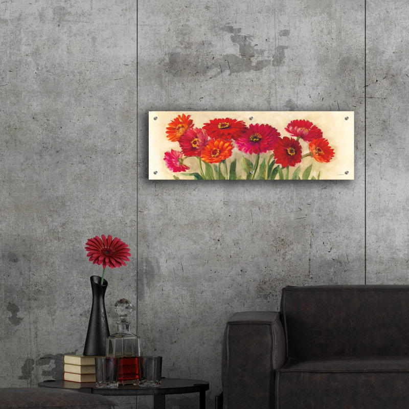 «Tickled Pink» par Carol Rowan, H 12 po x l 36 po