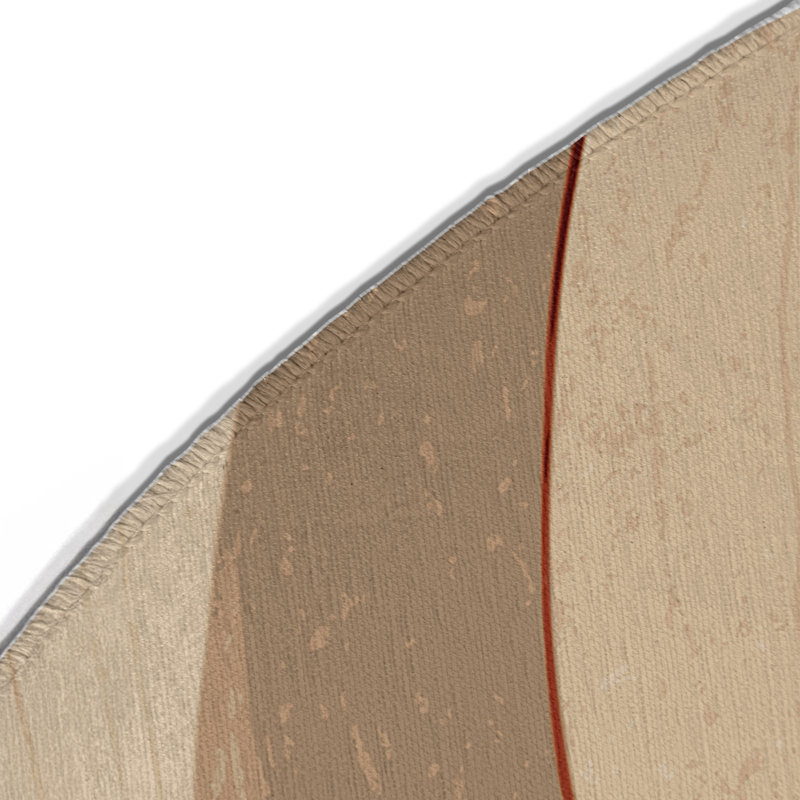 Ember Traces Indoor And Outdoor Area Rug, Round 5'