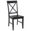 Chaise d'appoint à dossier en X Cierra-1016120000