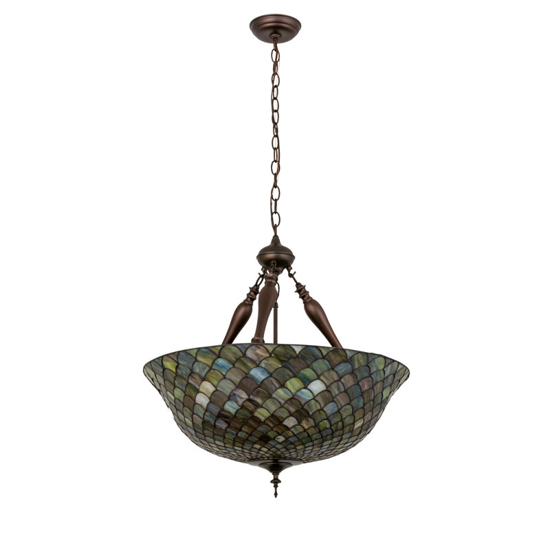 Luminaire bol suspendu 3 lumières