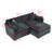 Modern Chenille Loveseat Sofa Couch With Ottoman-506217869-506217865