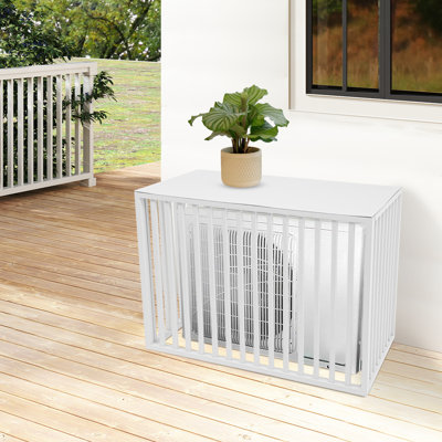 Couvercle de protection de climatiseur d'intimité à 4 côtés 43,3 pouces 2-3P multi-couleurs pour unités extérieures 43,3 pouces