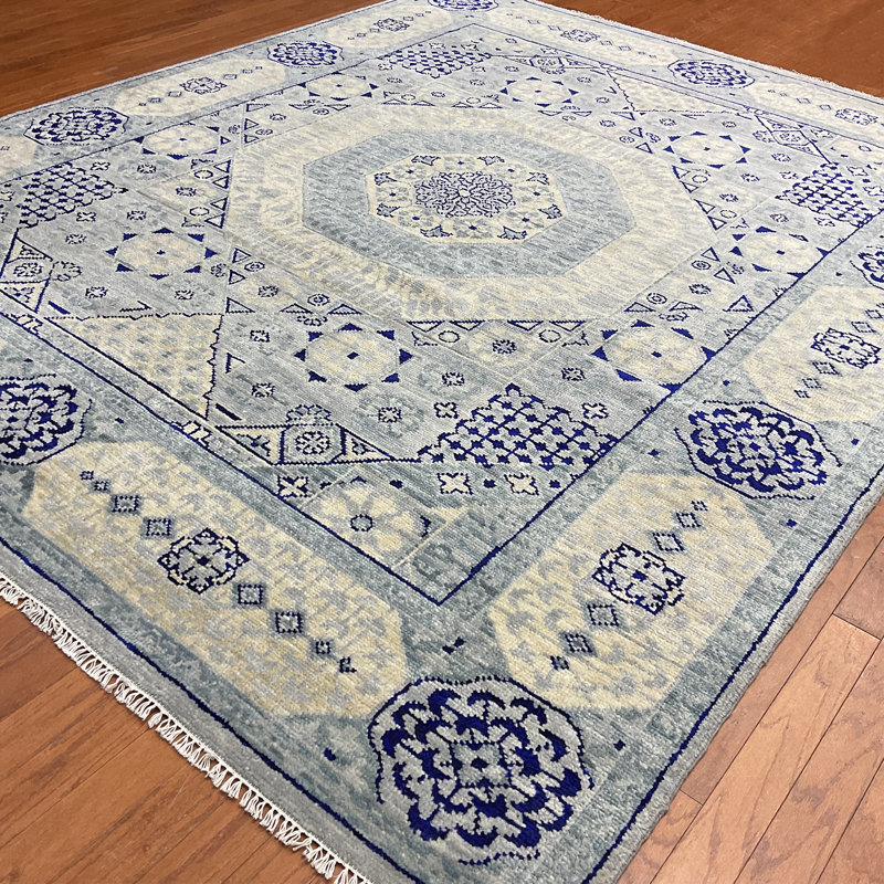 Tapis Indo en laine fait à la main Hero