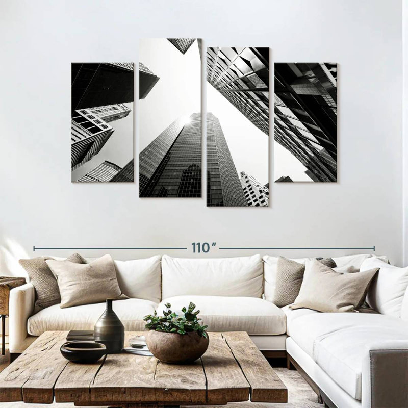 Lilie Buildings de Lower Manhattan, H 54 po x l 84 po