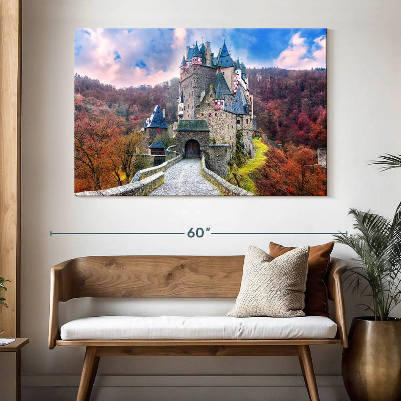 Lilie Castle, 34" H x 51" W