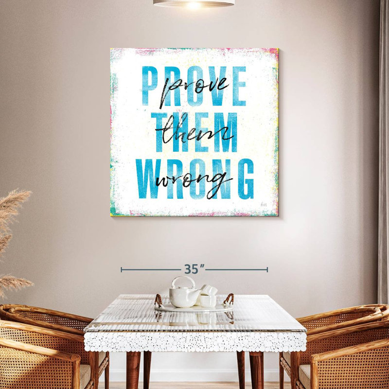 Tergel Prove Them Wrong, 39" H x 39" W