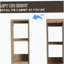 Meuble-lavabo mural 36 po avec lavabo et armoire latérale 36 po