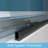 Double Sliding Bathtub Door 68" - 72" W x 79'' H Frameless Shower Door with Upgraded Crashproof & Tempered Glass-73237538