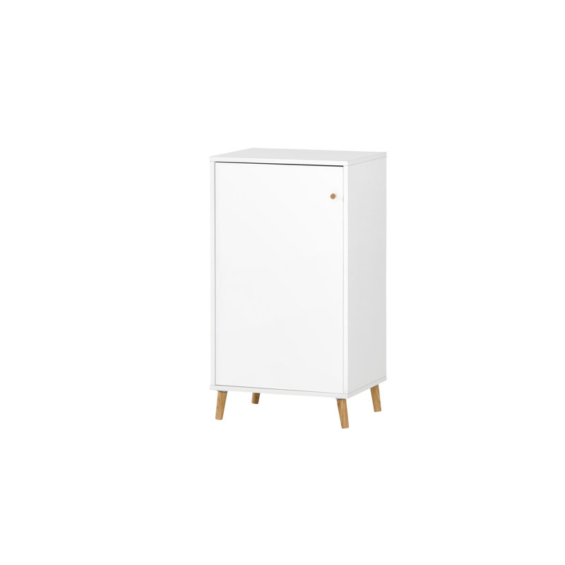 Iberia 1 -Door 1 -Shelf, White