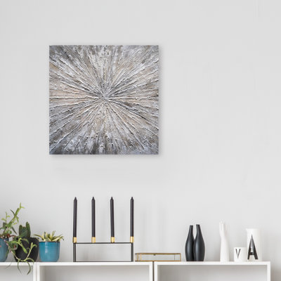 Abstrait - peinture sur toile tendue