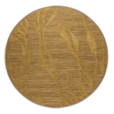 Machine Washable Abstract Brown Area Rug