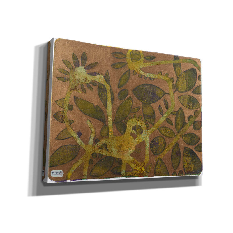 «Red Gold Barrel» par Maria Pietri, art mural en verre rouge, H 12 po x l 16 po x P 0,75 po