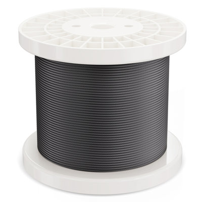 T316 Stainless Steel Cable 1/8" 7x7 Steel Wire Rope 500 ft Cable Railing