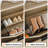 Narrow Wood Shoe Cabinet, 2-Drawer Shoe Rack with Metal Legs for Entry Area, Hallway or Living Room-521847755